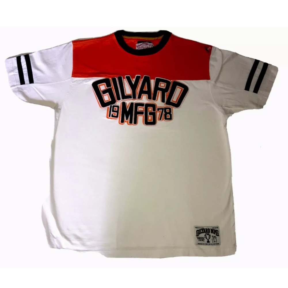 Gilyard MFG 1978 Orange and White T-Shirt Large